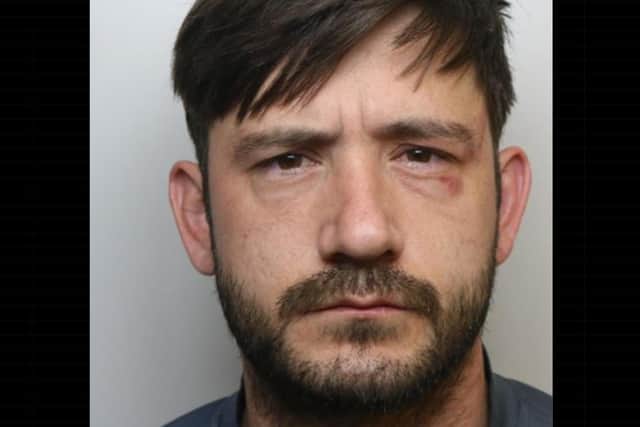 Lerigo bit and punched police officers have being stopped with cash and cocaine in Abington Square in August last year. Photo: Northamptonshire Police.