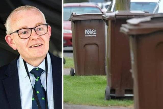 Cllr McCord says West Northamptonshire can afford to scrap garden bin charges with an extra £3.8m to play with in next year's budget