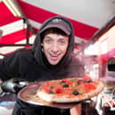 Vegan Market Co in Market Square, Northampton town centre on Sunday, January 9, 2022. Photo by Kirsty Edmonds.