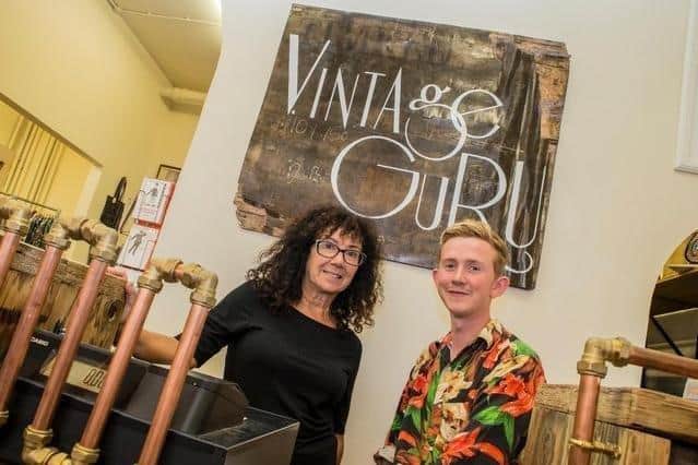 Julie Teckman and her Vintage Guru business partner Matthew Lewis
