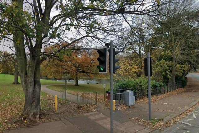 The incident happened at Abington Park Crescent at the duck pond on Monday at 3.30pm