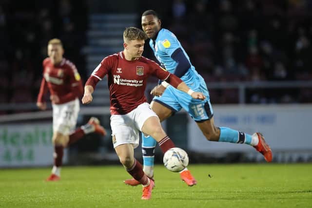 Sam Hoskins was guilty of missing several chances.