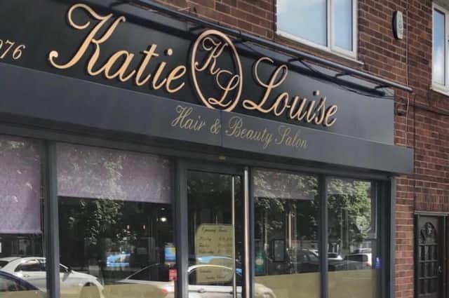 The Katie Louise Hair Salon in Boothville Green, Northampton.