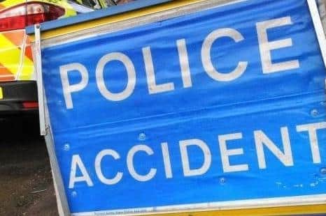 The A14 is closed eastbound heading towards Kettering following a rush-hour crash early on Monday