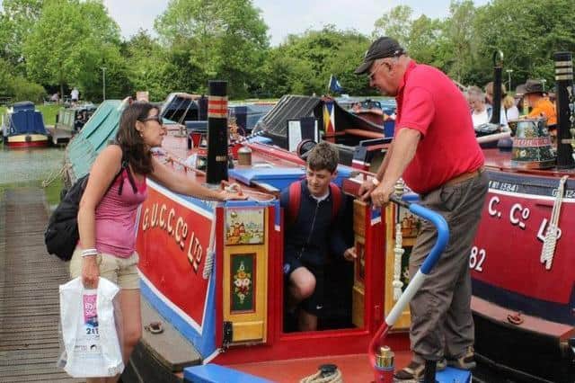 Fun for all the family at Crick Boat Show.