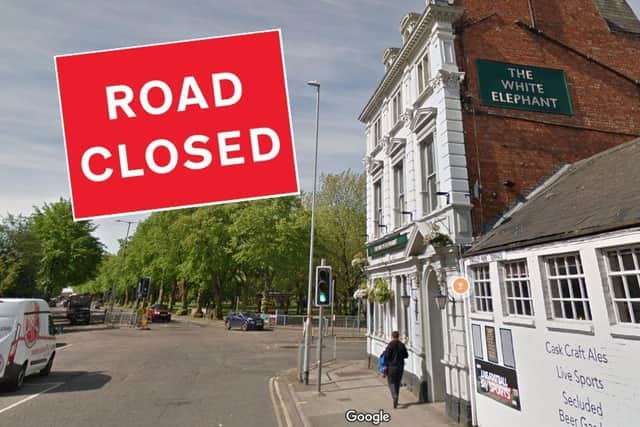The White Elephant junction will be closed between 8pm and 6am for four nights from Monday