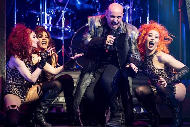 Production shot from Vampires Rock - Welcome To The Jungle.