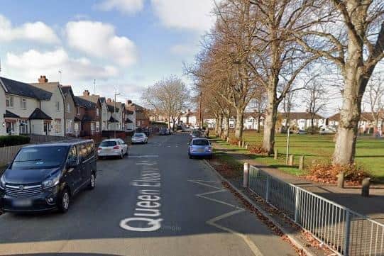The mess was dumped in Queen Eleanor Road