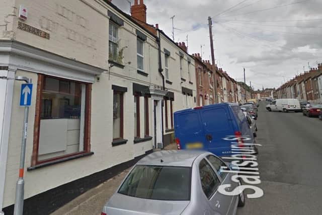 Officers found cannabis plants worth around £60,000 during a raid in Salisbury Street