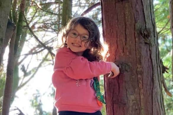 Connie Bunting, 5, has complex medical needs and would benefit from a specially trained assistance dog