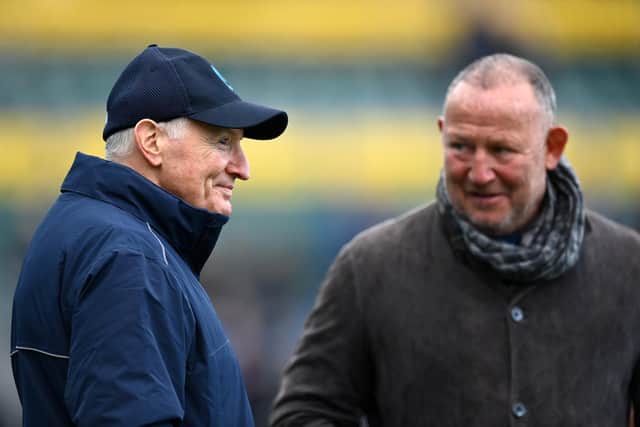 Steve Diamond will take over from Alan Solomons (left)