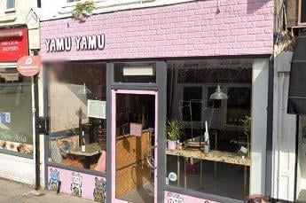 Yamu Yamu, a Japanese inspired restaurant that sells cocktails in Montague Street is rated 5 star on Facebook
