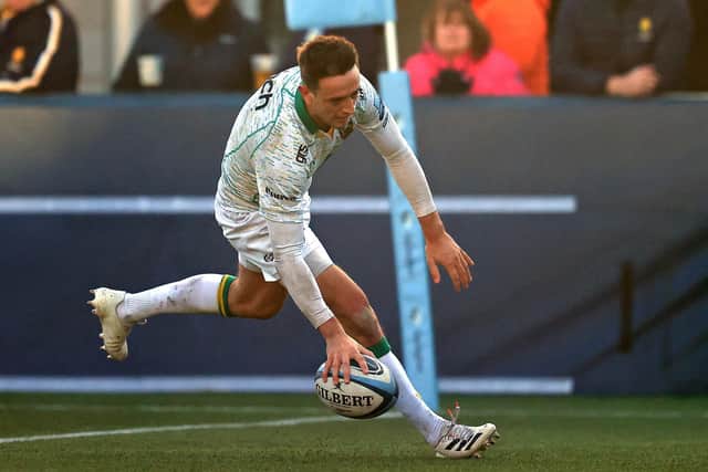 Alex Mitchell scored a timely try for Saints at Sixways
