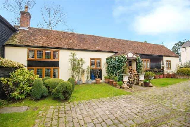 This property is located down a quiet country lane