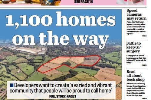 Last week's front page abiout the plans.
