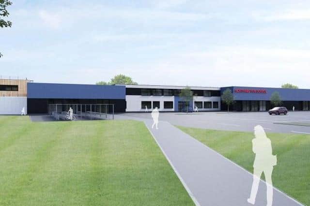 This is an artist's impression of what Northampton School could look like