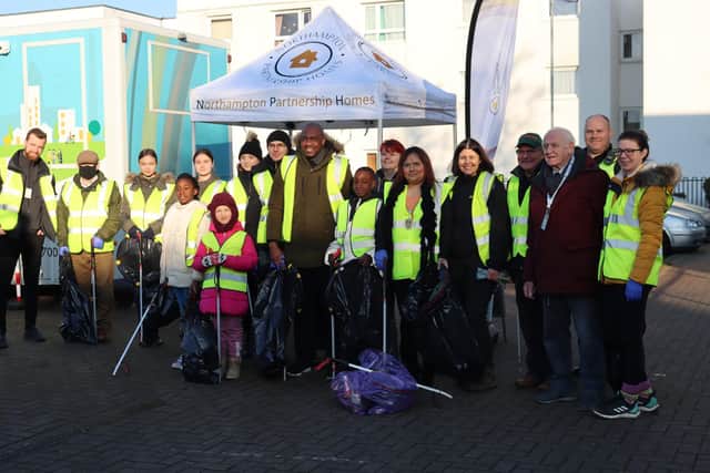Organisers were 'thrilled' with the turn out for the first litter picking event.