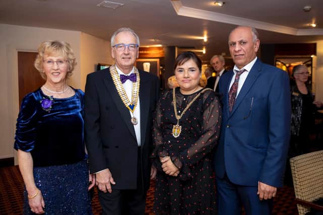 The dinner was attended by 'rotarians' from multiple UK Rotary clubs. Photo: Kirsty Edmonds.