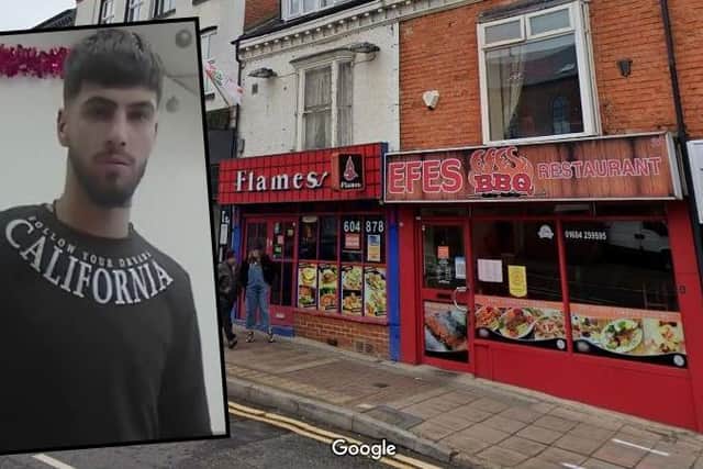 Detectives want to identify the man pictured following incidents at Efes and Flames last month