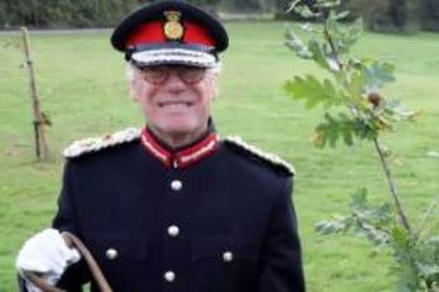John Griff is a deputy to Lord Lieutenant James Saunders-Watson (above)