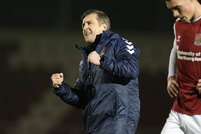 Jon Brady's first win in charge came against Plymouth.
