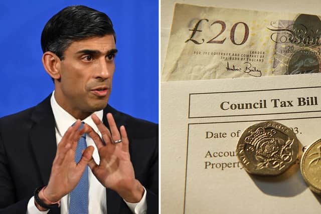 Around 36,000 homes in West Northamptonshire will not qualify for the Chancellor's council tax rebate