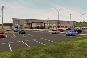 A car park would be built behind the East Stand.