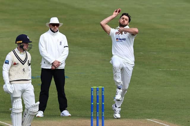 Nathan Buck in action for Northants
