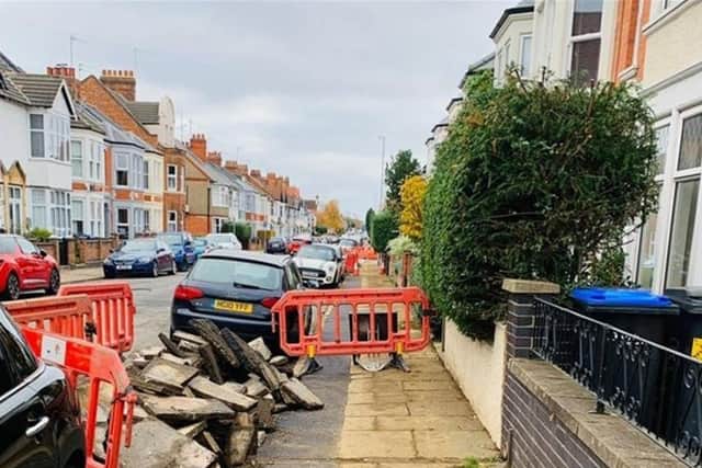 Residents said they were not informed that the work would be taking place
