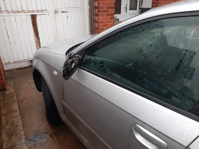 The damage caused to the car