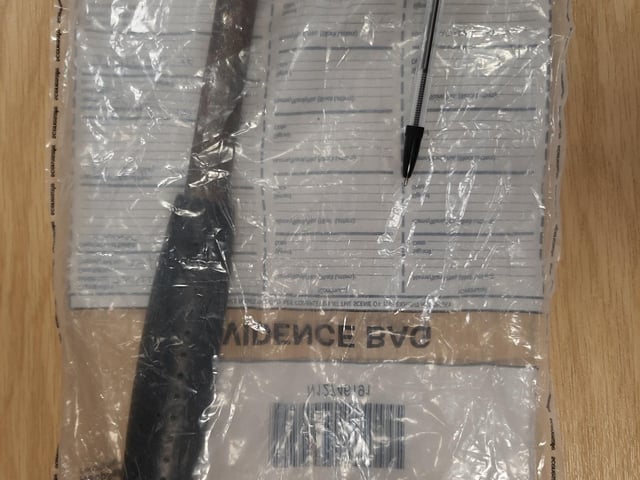 The hammer used