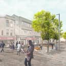 An artist's impression showing how Abington Street could look in the future