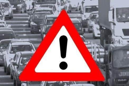 Long delays on the A45 again.