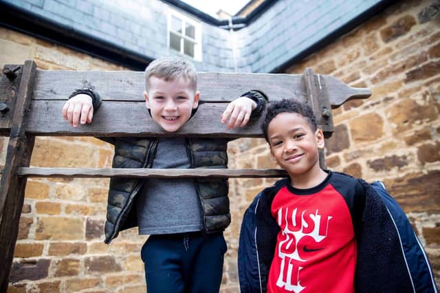 Visitors to Delapré Abbey are travelling back in time to medieval Northampton during February half term 'Family Fun Week' on February 13, 16, 17 and 20. Photo by Kirsty Edmonds.