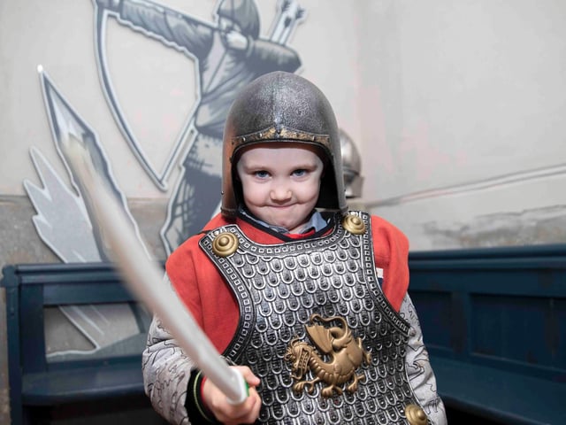 Visitors to Delapré Abbey are travelling back in time to medieval Northampton during February half term 'Family Fun Week' on February 13, 16, 17 and 20. Photo by Kirsty Edmonds.
