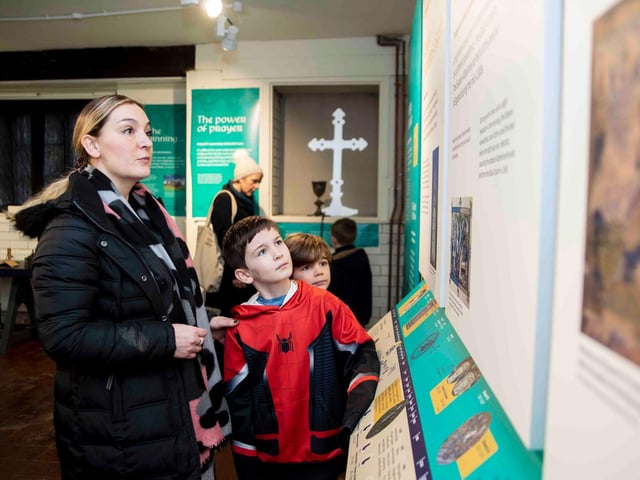 Visitors to Delapré Abbey are travelling back in time to medieval Northampton during February half term 'Family Fun Week' on February 13, 16, 17 and 20. Photo by Kirsty Edmonds.