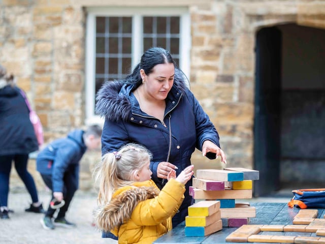 Visitors to Delapré Abbey are travelling back in time to medieval Northampton during February half term 'Family Fun Week' on February 13, 16, 17 and 20. Photo by Kirsty Edmonds.