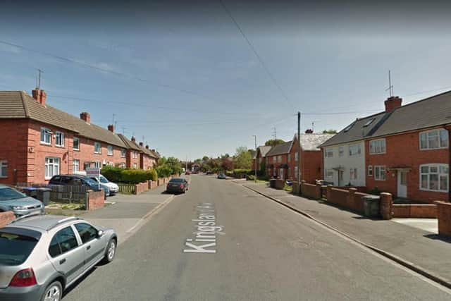 The collision took place on Kingsland Avenue in Kingsthorpe on Sunday evening.