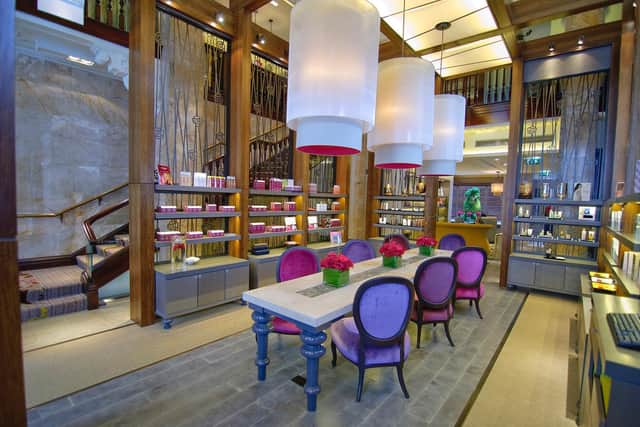 The entrance to the spa