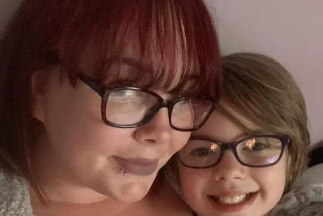 Cindy with her 11-year-old daughter Nevaeh.