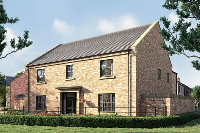An example of one of the homes.