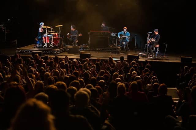Texas on stage at Royal & Derngate in Northampton. Photo by David Jackson.