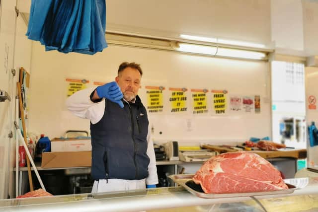 Nick, who has been running M&G Butchers for 20 years on the market, disagrees with the decision. Photo: Logan MacLeod