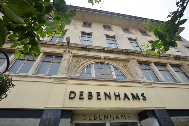 The old Debenhams site in Hastings - Robertson Street SUS-220224-134014001