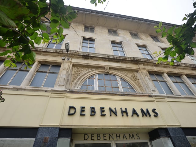 The old Debenhams site in Hastings - Robertson Street SUS-220224-134014001