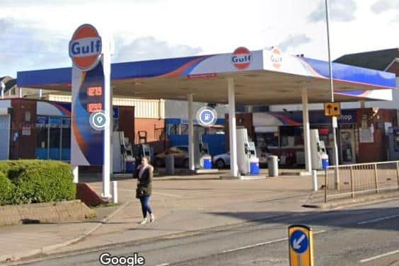 Gallant drove off in his Astra after colliding with a pump at the filling station in Grafton Street