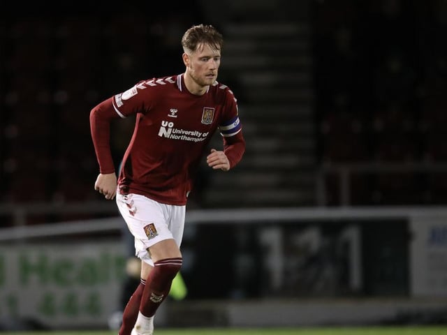 Had little to do before half-time but was under the pump for most of the second 45 and had to stand firm to ensure Cobblers at least came away with a point. Won a lot of defensive headers as ever... 6.5
