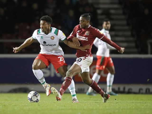Harshly booked for a 50-50 challenge but he defended OK for the most part and carried the ball out of defence on a few occasions to try and drive Cobblers forward... 6