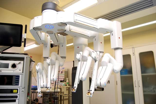 The surgical robot.