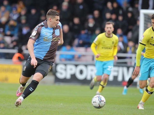 His daisy-cutter which whistled just wide set the tone for a dominant and decisive spell in the first-half. Got forward when Cobblers had the wind and then defended well when they didn't, although will likely rue his decision to go diving in as Tranmere pulled one back... 7